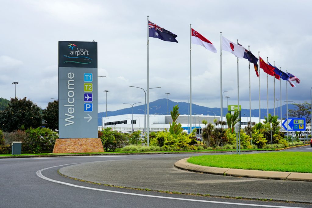 Approach to Cairns Airport